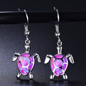 Silver Plated Fashion Dangle Drop Earrings, F550